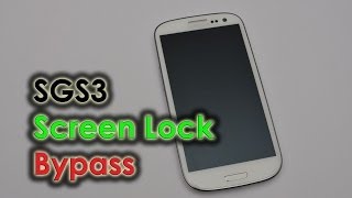 Galaxy S3  Bug Report Screen Lock Bypass [upl. by Pierrette]