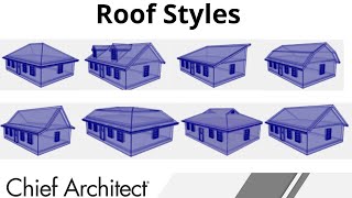 Creating Different Roof Designs with Chief Architect [upl. by Hocker]