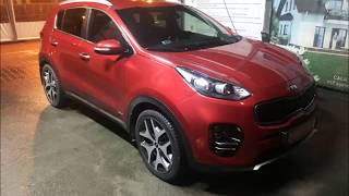 Kia Sportage IV TGDI GTLine 177hp 2016 acceleration 0100kmh [upl. by Feune318]