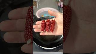 Make popcorn with red corn [upl. by Nastassia260]