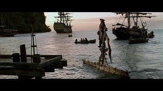 Jacks entry scene from all Pirates of the Caribbean movies 14  4K video [upl. by Maurizia]