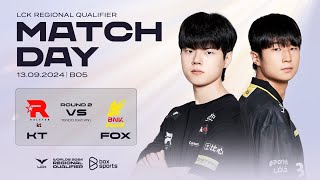 Bình Luận Tiếng Việt KT vs FOX  Round 2  Vòng Loại Khu vực LCK 2024 [upl. by Rosario834]