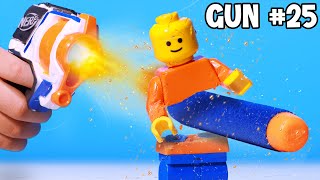 50 NERF Guns vs LEGO [upl. by Hueston497]