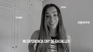 mi experiencia en 1º de bachillerato  asignaturas notas y consejos [upl. by Yaluz]