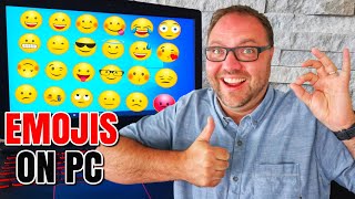 How to use EMOJI Keyboard Windows 10 PC  Emoji Shortcut  Easy [upl. by Aneert]