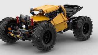 Lego 42099 Sonic dunebuggy rotate 3D [upl. by Allegna]