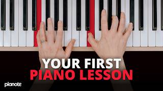 How To Play Piano Your First Piano Lesson [upl. by Nunciata]