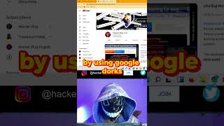 How To Live Bug Hunt using Google Dork  hacker vlog live  cybersecurity ethicalhacking [upl. by Marden]