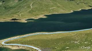 Miners Track  Ascending Snowdon aerial fly through [upl. by Trutko]