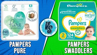 Pampers Pure vs Swaddlers Which is the better option 4 key differences you should know [upl. by Bria]