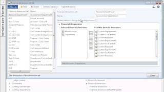 Dynamics AX 2012  Dimension Sets and Trial Balance [upl. by Manson]