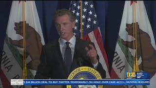 Gov Newsom unveils budget that has a 97B surplus [upl. by Ntsyrk304]