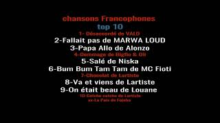 CHANSONS FRANCOPHONES POPULAIRES Fevrier 2018 Par Fojeba [upl. by Yenaled]