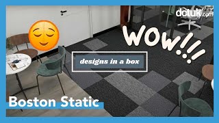 Designs In A Box Boston Static  Flooring For Workplaces  Buy online at DCTUK [upl. by Duj]