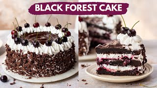 Traditional Black Forest Cake Recipe [upl. by Akiemat]