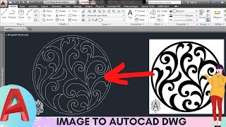 EASIEST WAY TO CONVERT ANY IMAGE FILE TO DWGAUTOCAD amp TO EDIT IT IN AUTOCAD I JPG TO DWG I [upl. by Neona457]