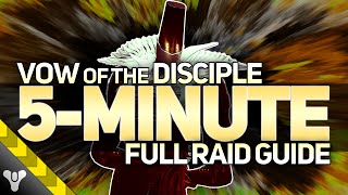 VOW OF THE DISCIPLE  5–MINUTE COMPLETE RAID GUIDE [upl. by Malliw760]