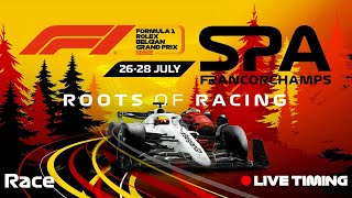 F1 Belgian Grand Prix 2024  RACE  Live Timing amp Commentary [upl. by Junko]