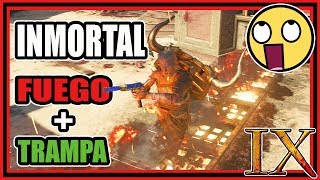 TRUCO INMUNE FUEGO IX BLACK OPS 4 ZOMBIES [upl. by Jamima]