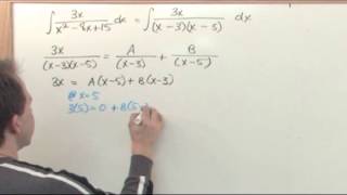 Integration by Partial Fractions in Calculus [upl. by Skier134]