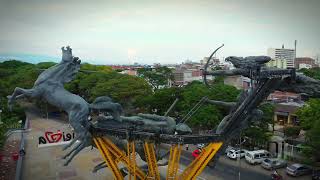 Monumento la Gaitana un homenaje a la mujer Indígena Neiva Huila [upl. by Feodor]