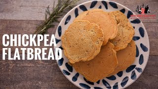 Chickpea Flatbread  Everyday Gourmet S6 E16 [upl. by Savell]