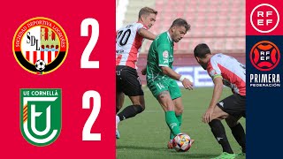 Resumen PrimeraFederación  SD Logroñés 22 UE Cornellà  Jornada 9 Grupo 1 [upl. by Columbine]