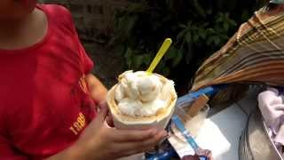 Thai Street Food Coconut Ice Cream [upl. by Ycats284]