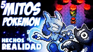 5 MITOS Pokémon hechos REALIDAD  Gameplay Art [upl. by Attehcnoc]