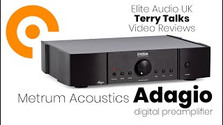 Terry Talks Metrum Acoustics ADAGIO Digital Preamplifier [upl. by Noiram479]