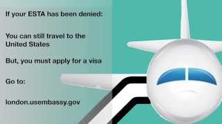 What to do if your ESTA has been denied [upl. by Barnaba49]