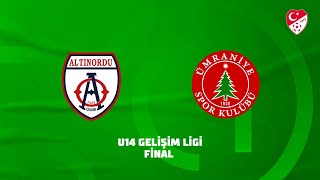 U14 Gelişim Ligi Final  Altınordu  Ümraniyespor [upl. by Ayote]