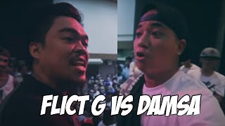 FlictG vs Damsa  Reaction Video  Tito ShernanTito Shernan SOLID NG DOUBLE TIME [upl. by Yelbmik]