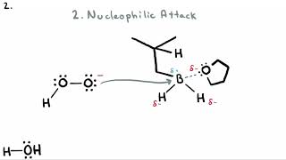 HydroborationOxidation Mechanism [upl. by Kawai765]