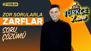 Zarflar Soru Çözümü Zor Sorular ile Full Tekrar 7 Sınıf Türkçe Dersleri 22 [upl. by Eojyllib]