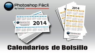 Calendarios de Bolsillo Templates Photoshop Fácil Yanko0 [upl. by Phenice]