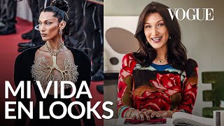 Bella Hadid los looks más impactantes de su carrera Mi vida en looks Vogue México y Latinoamérica [upl. by Adieno]