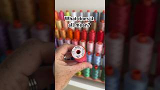 What does the bottom of an Aurifil Thread Spool mean [upl. by Haem135]