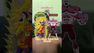 GOKU VS JIREN PART3⁉️ goku anime dragonball dbz dbs [upl. by Milli]