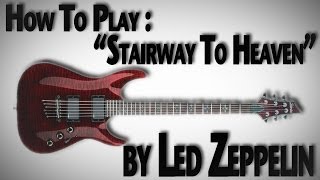 How to Play quotStairway to Heavenquot Intro by Led Zeppelin [upl. by Gnut888]