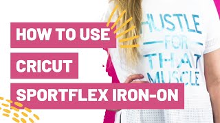 How To Use Cricut SportFlex IronOn [upl. by Atteyek]