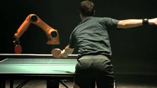 The Duel Timo Boll vs KUKA Robot [upl. by Hestia932]