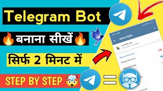 How to create Telegram bot Telegram par bot kaise banaye Telegram Channel ke liye bot kaise banaye [upl. by Ursel]