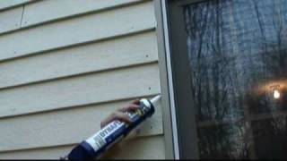 How to Window Seal using Window Caulk Video [upl. by Ettezzil511]