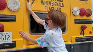 Pre trip inspection on handicap school bus [upl. by Yuji]