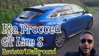 Kia Proceed GT Line S ReviewNew Kia ProceedKia Proceed WalkroundNew CarsKiaEstateShootingbrake [upl. by Itnuahsa536]