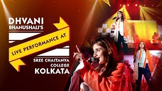 Dhvani Bhanushali  Live at Sree Chaitanya College Kolkata [upl. by Fania]