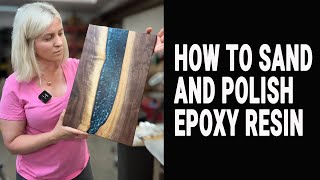 How to sand and polish epoxy resin like a pro and save time [upl. by Spatz]