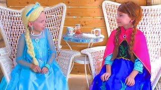 Elsa amp Anna Reunite with Olaf  Frozen [upl. by Krusche469]