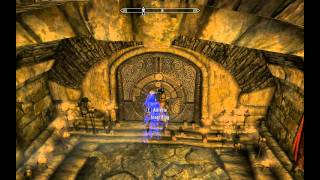 Skyrim  Puzzle Guide  Skuldafn Temple Third puzzle [upl. by Inafets]